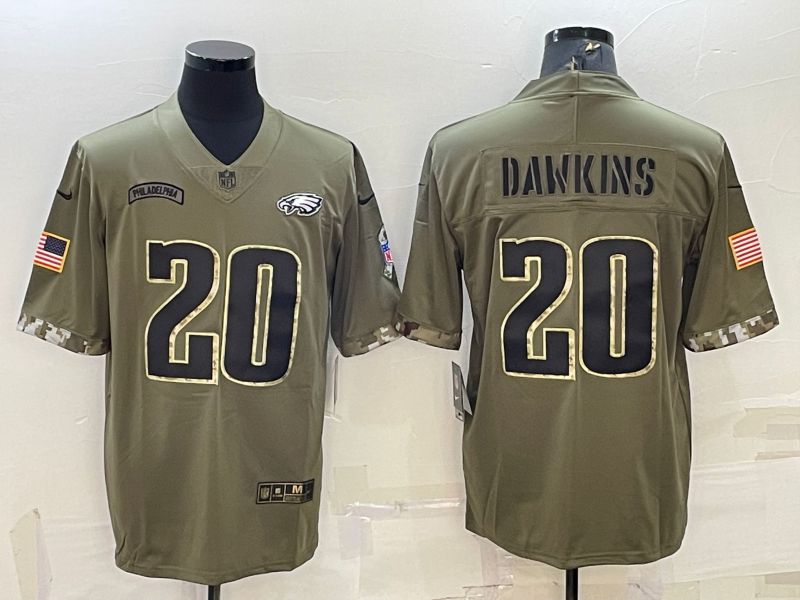 Men Philadelphia Eagles 20 Dawkins Green 2022 Vapor Untouchable Limited Nike NFL Jersey